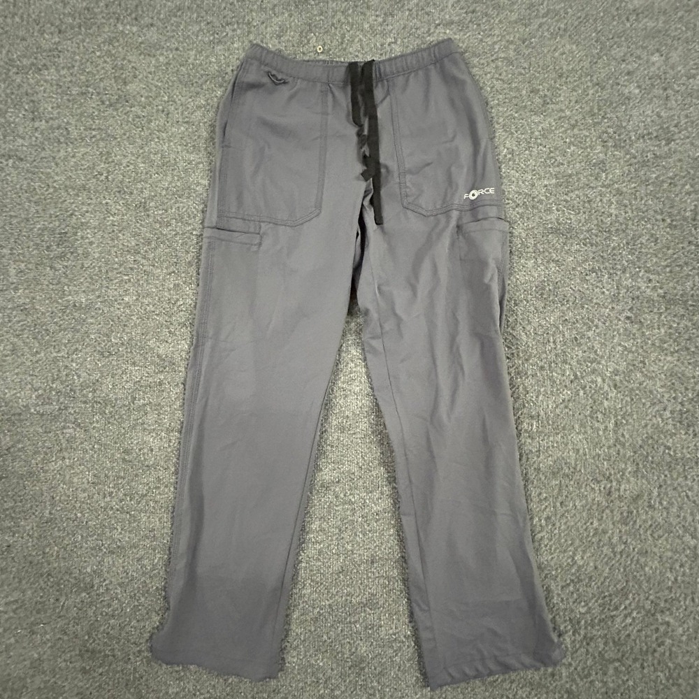 Carhartt Scrub Pants Womens Size PXS Gray Force Cargo Stretch Workwear Petite